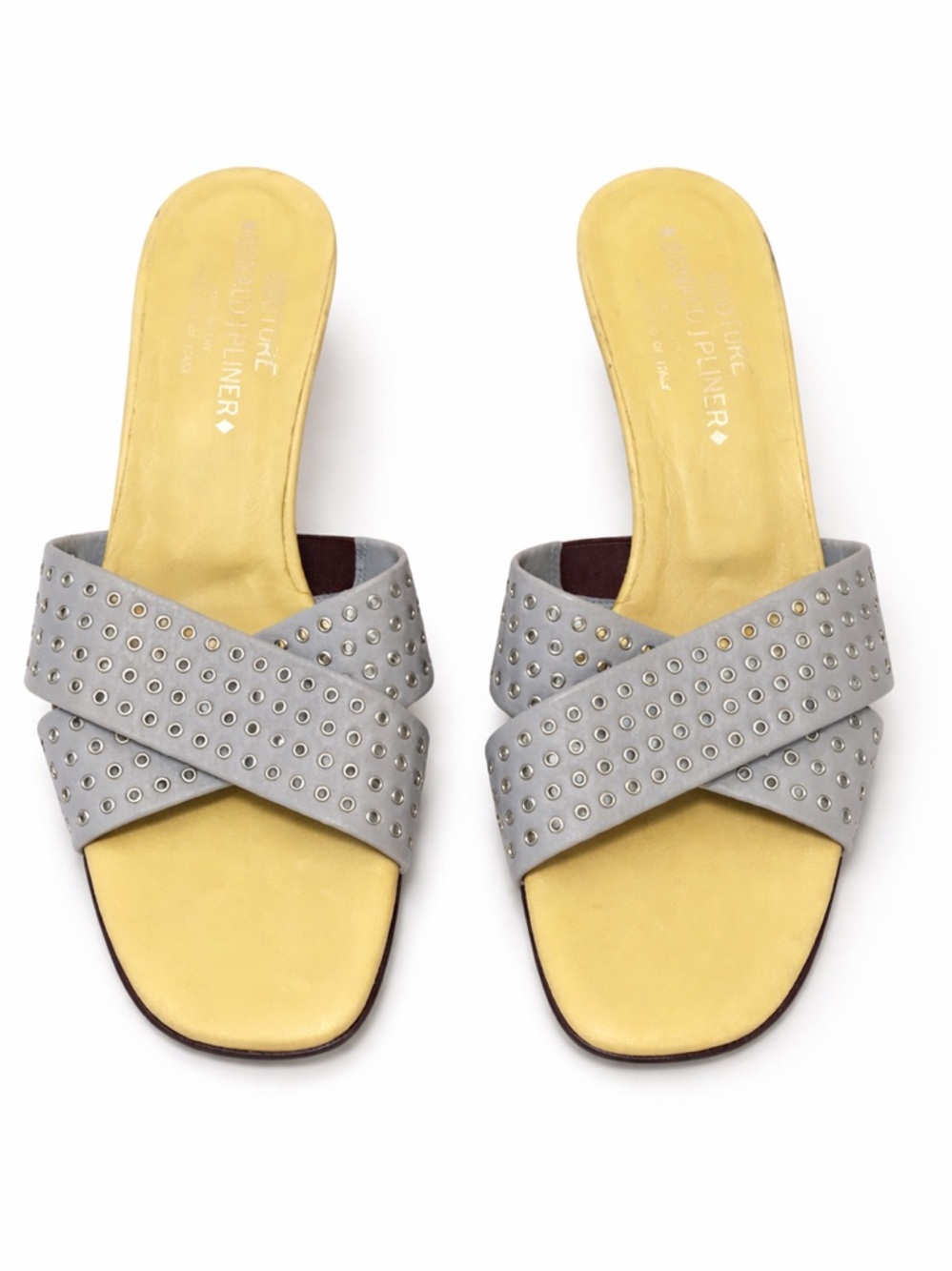 Couture Donald J Pliner kitty heels sandals 8 1/2